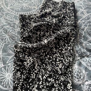 Black and White Patterned lululemon Leggings